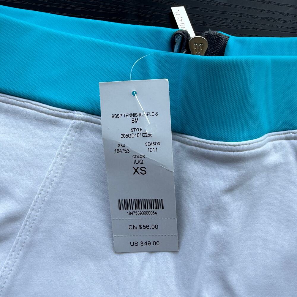 SOLD!!NWT New Bebe Sport 3 Piece Tennis Set Tank + 2 Skorts Size XS - Picture 6 of 11